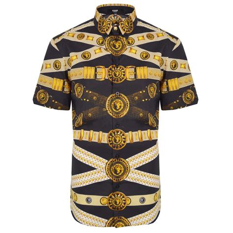 versus versace belt print shirt|versace vs victoria.